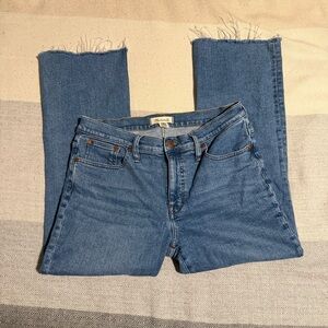 Madewell Women's Straight Leg Jeans in Light Blue